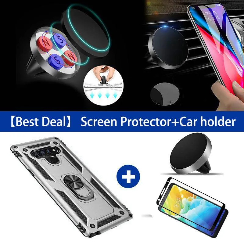 2021 New Luxury Armor Ring Bracket Phone case For LG Stylo6-Fast Delivery