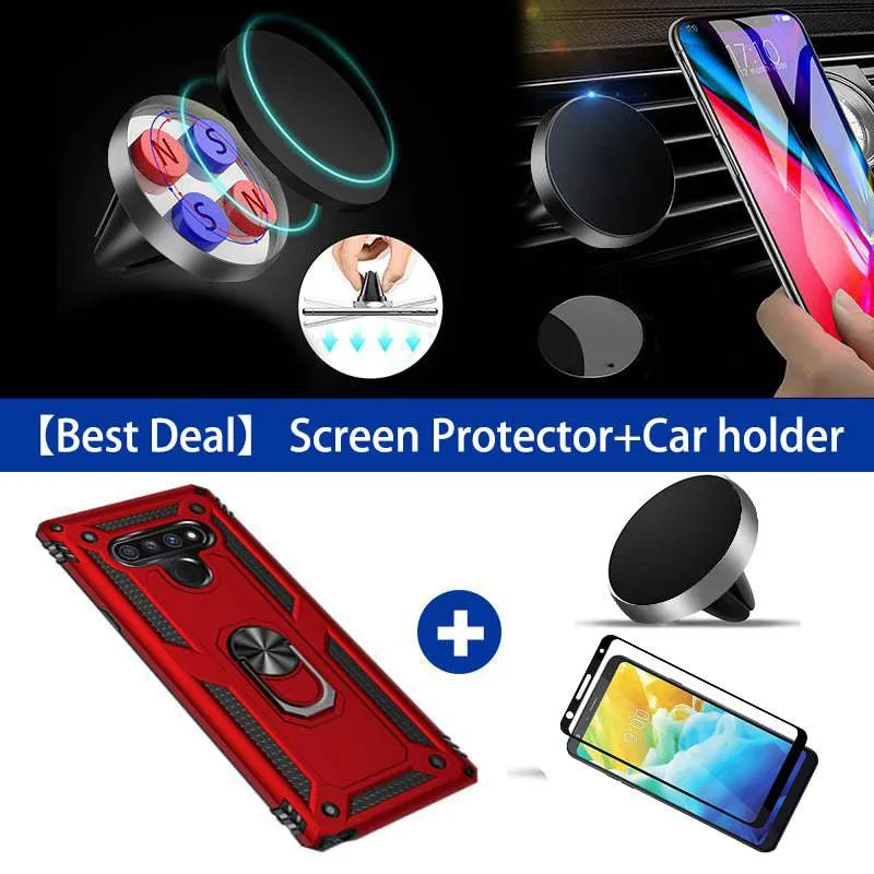 2021 New Luxury Armor Ring Bracket Phone case For LG Stylo6-Fast Delivery