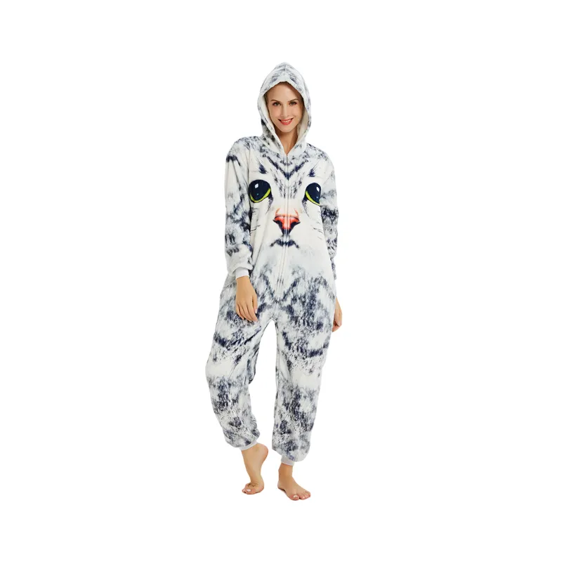 3D Cat Adult Onesie