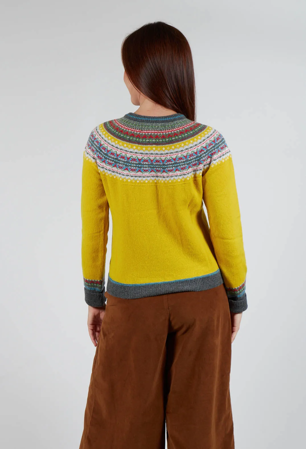 Alpine Short Cardigan in Piccalilli