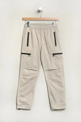 Amnesia Youth Micro Parachute Cargo Jogger