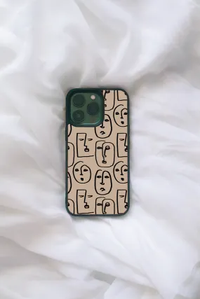 Boho Faces iPhone case