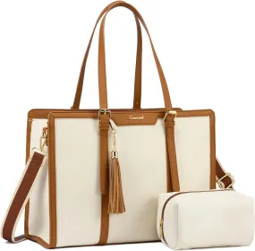 Bolso Megan Blanco- Camel