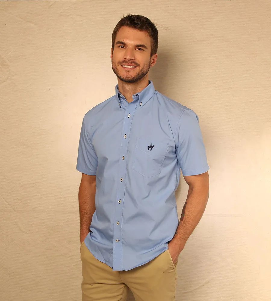 Camisa F/E Azul Claro M/C Ref. 104021023