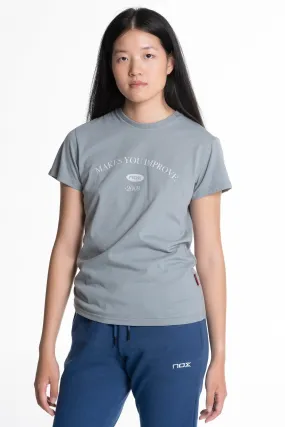 Camiseta mujer BASIC - CASUAL gris