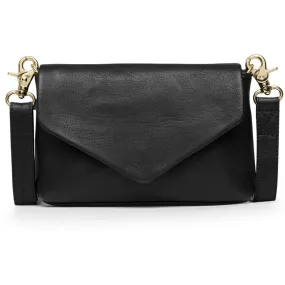 Classic crossover bag in soft leather quality / 16014 - Black (Nero)