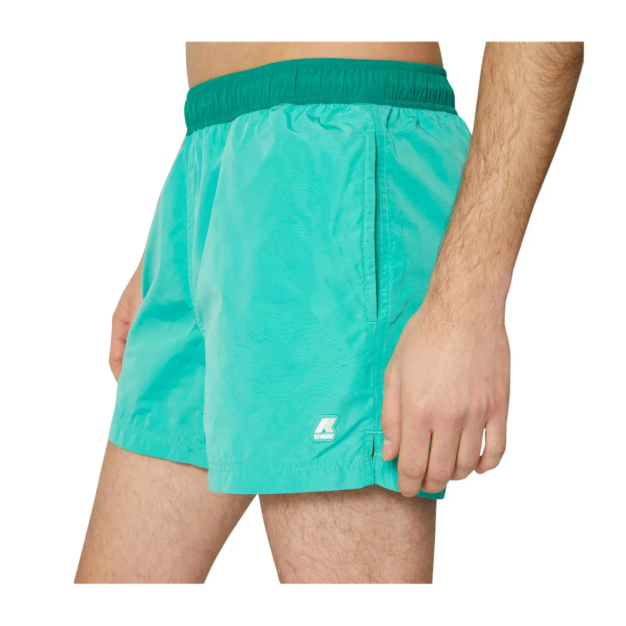 Costume K-Way Hazel Bicolor Verde Acqua