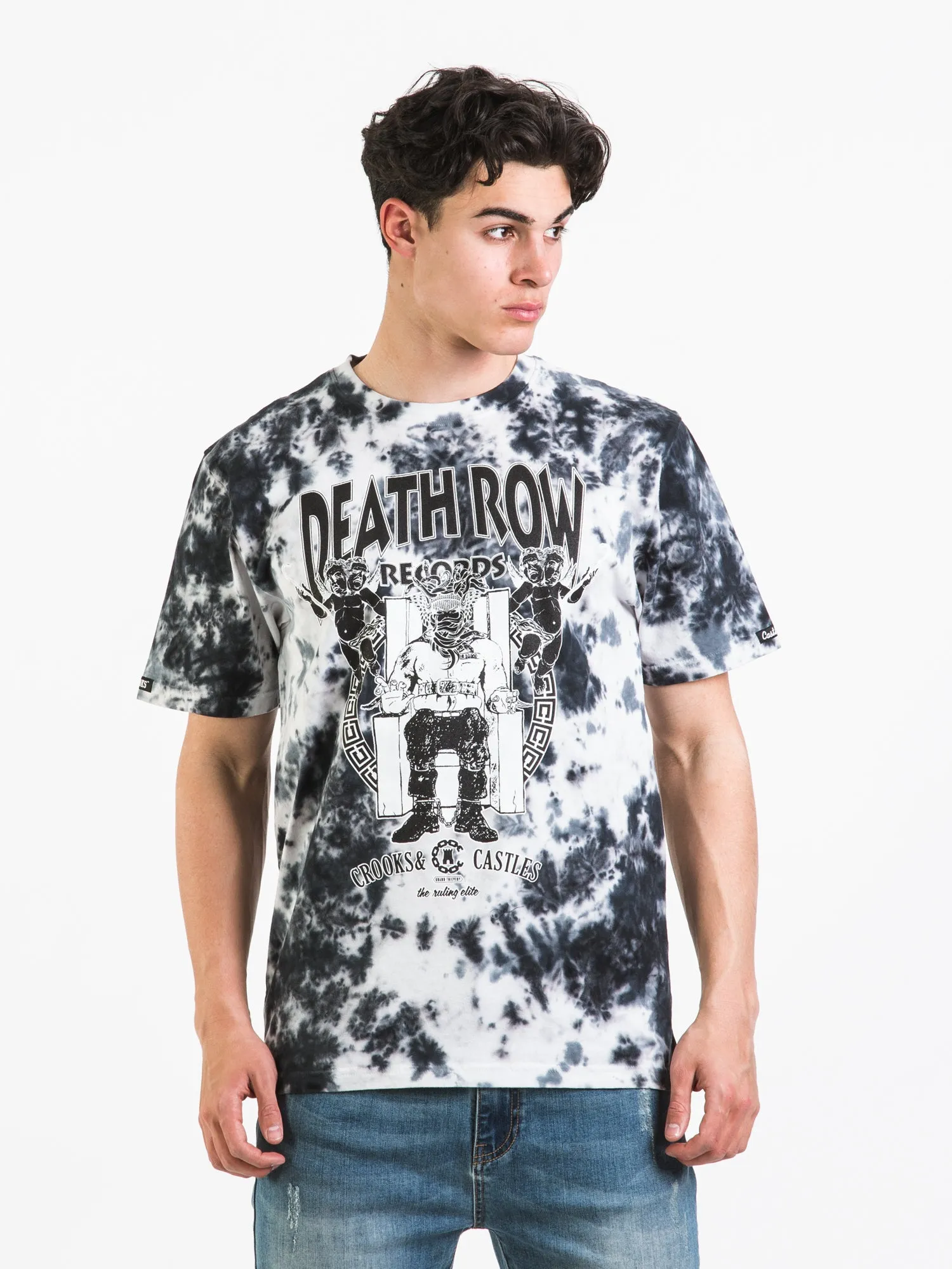 CROOKS & CASTLES SNOOP DOGG DEATH ROW X CROOKS TD T-SHIRT - CLEARANCE