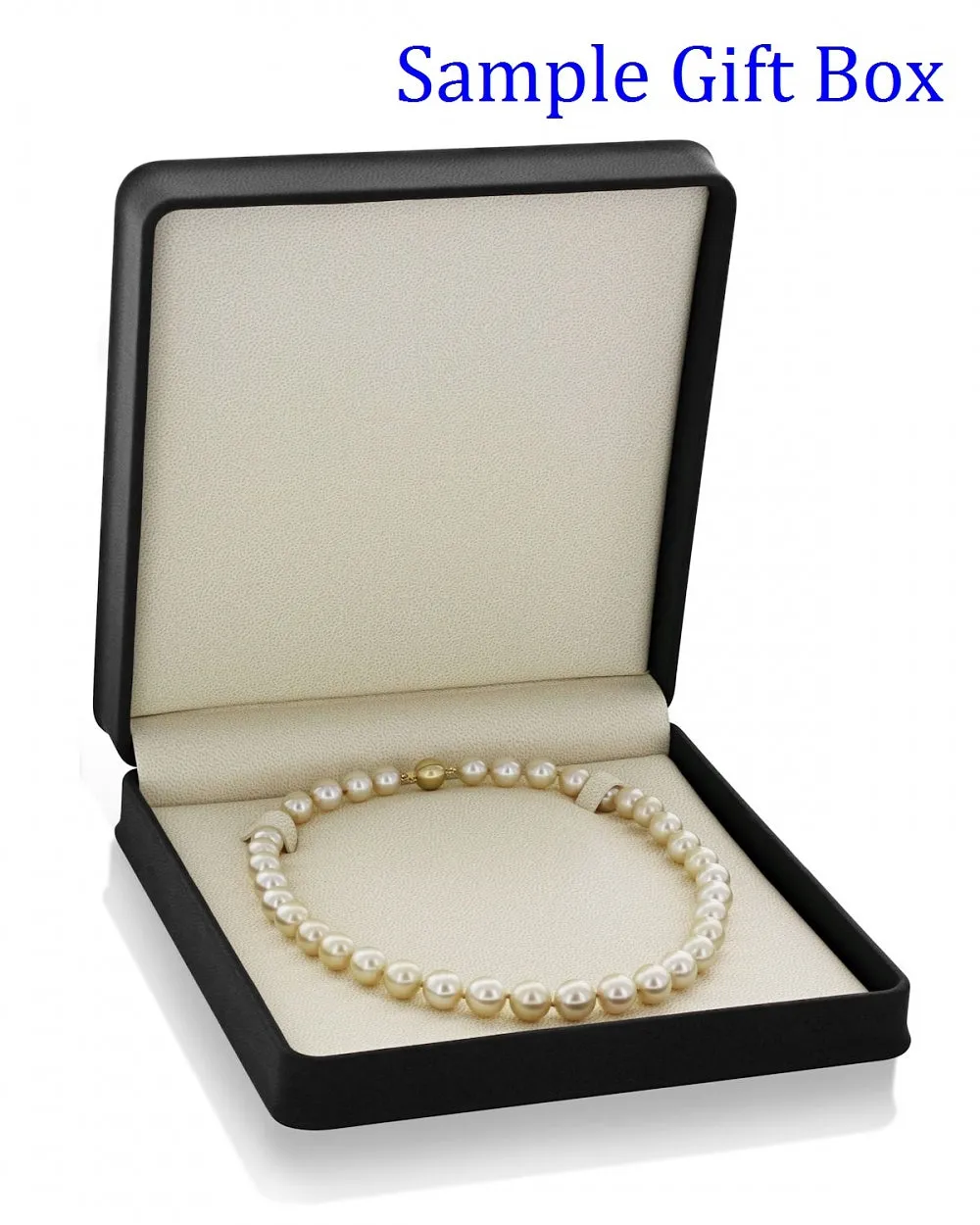 Golden South Sea Pearl Necklace, 8.0-10.0mm - AAA/AAAA Quality