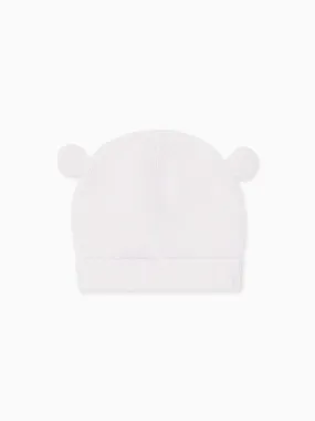 Ivory Gloria Cashmere Baby Hat