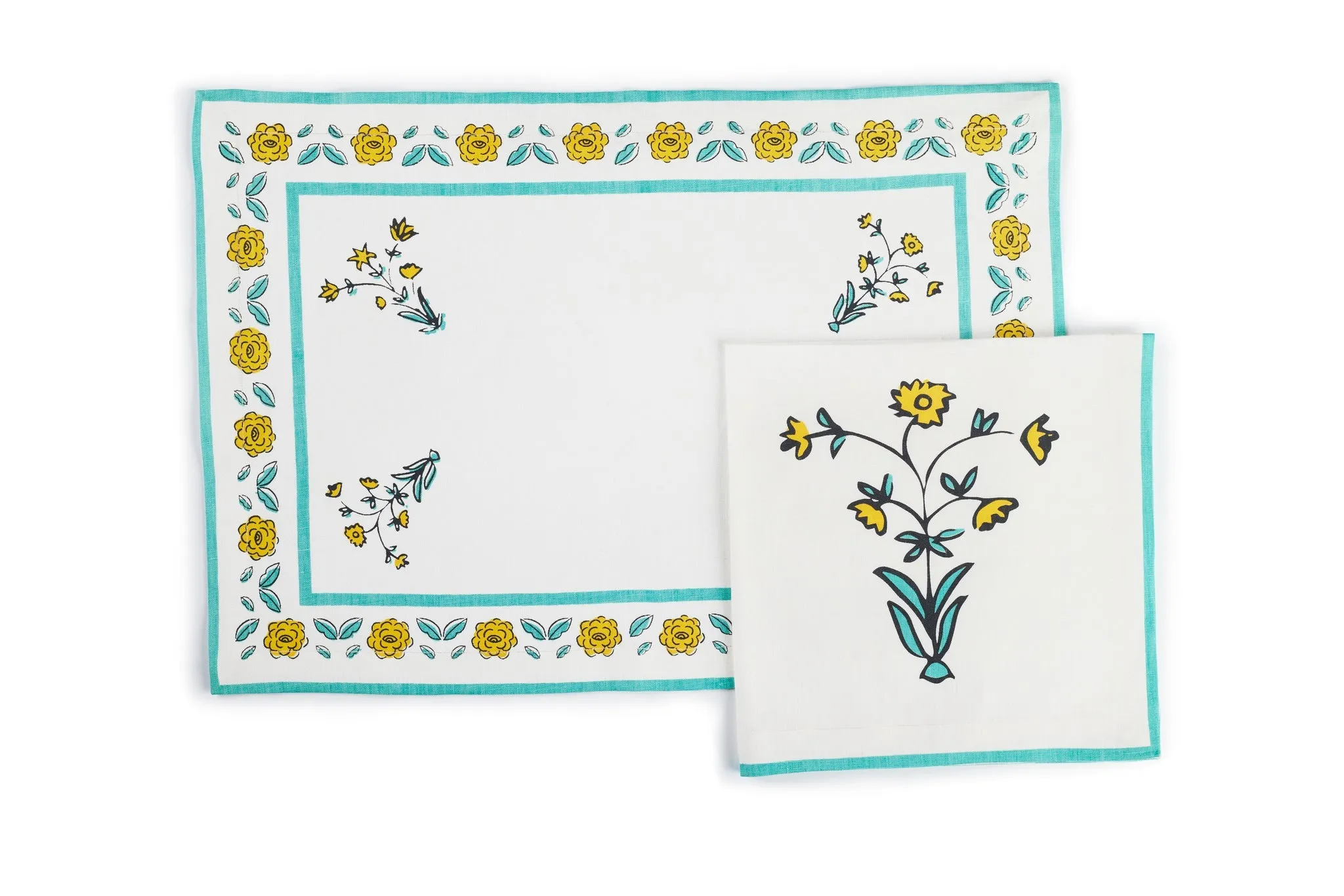 Iznik Pietra Dura Mat & Napkin Set