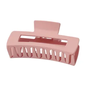 Large Matte Rectangle Cutout Claw Clip