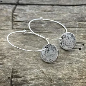 Mini Moon Hoop Earrings