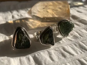 Moldavite Brea Ring - Mix (US 7 & 8)