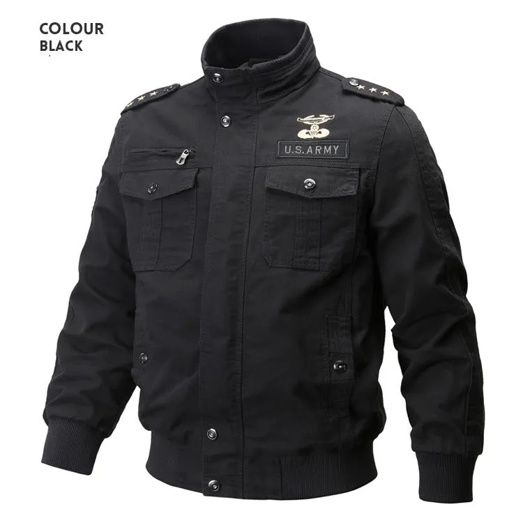 Plus Size Flight Jacket For Men