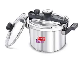 Prestige Svachh Clip-on 5 Litre Stainless Steel Pressure cooker