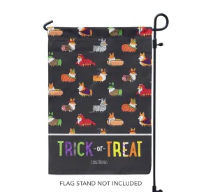 "Corgis in Costumes" Garden Flag | Halloween Collection