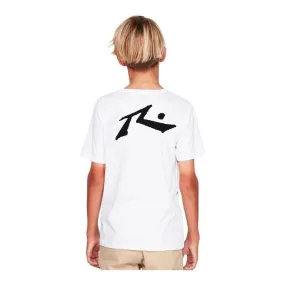 Remera Junior Rusty Competition Blanca